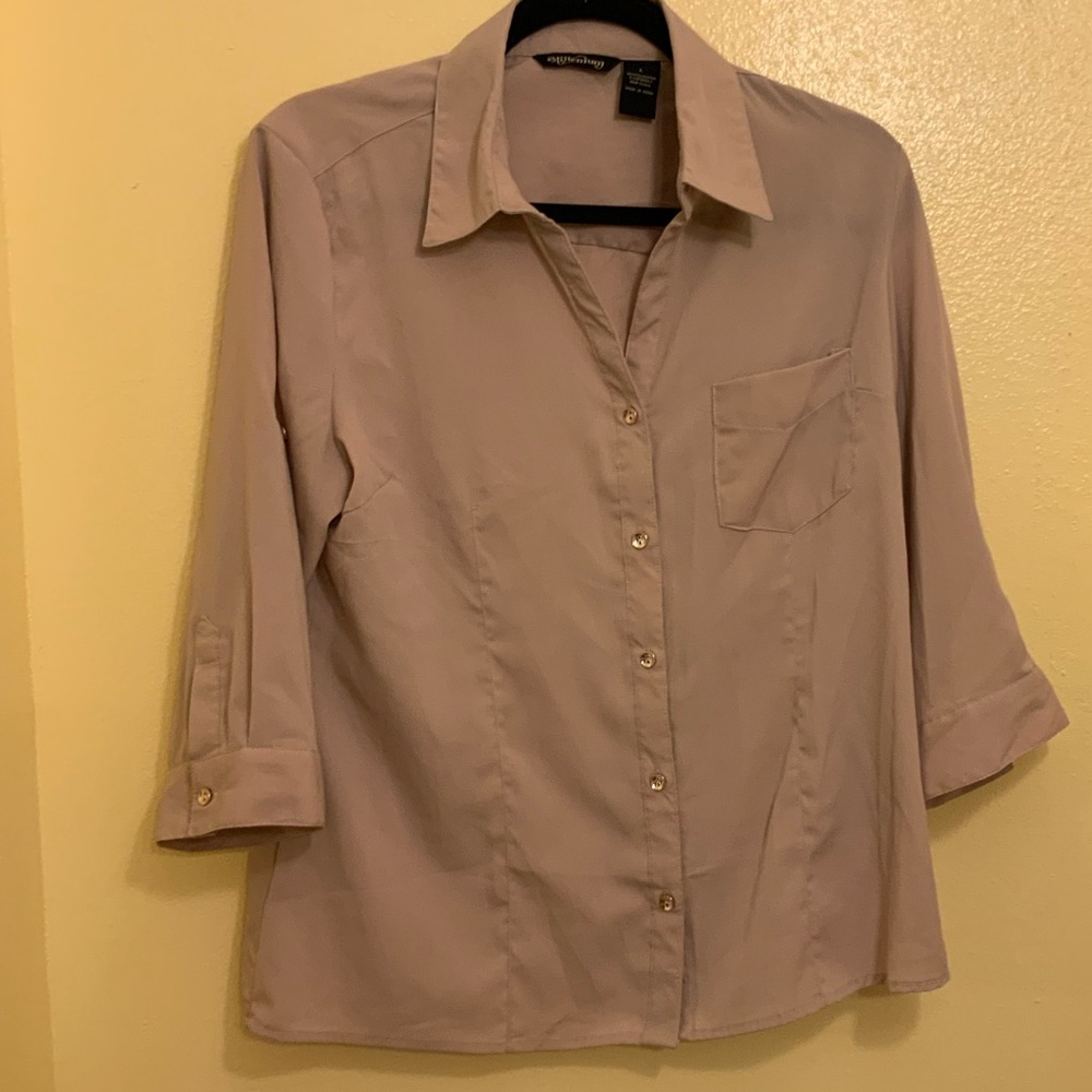 Millennium tan blouse size Large